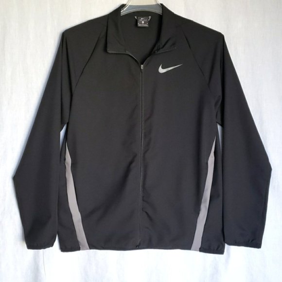 NIKE Dri Fit Team Woven Black Training Jacket 928010-010 - Small - Picture 2 of 5